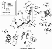 Spare parts for BETA 300  ENDURO XTRAINER 300 2T 2022 - Freins