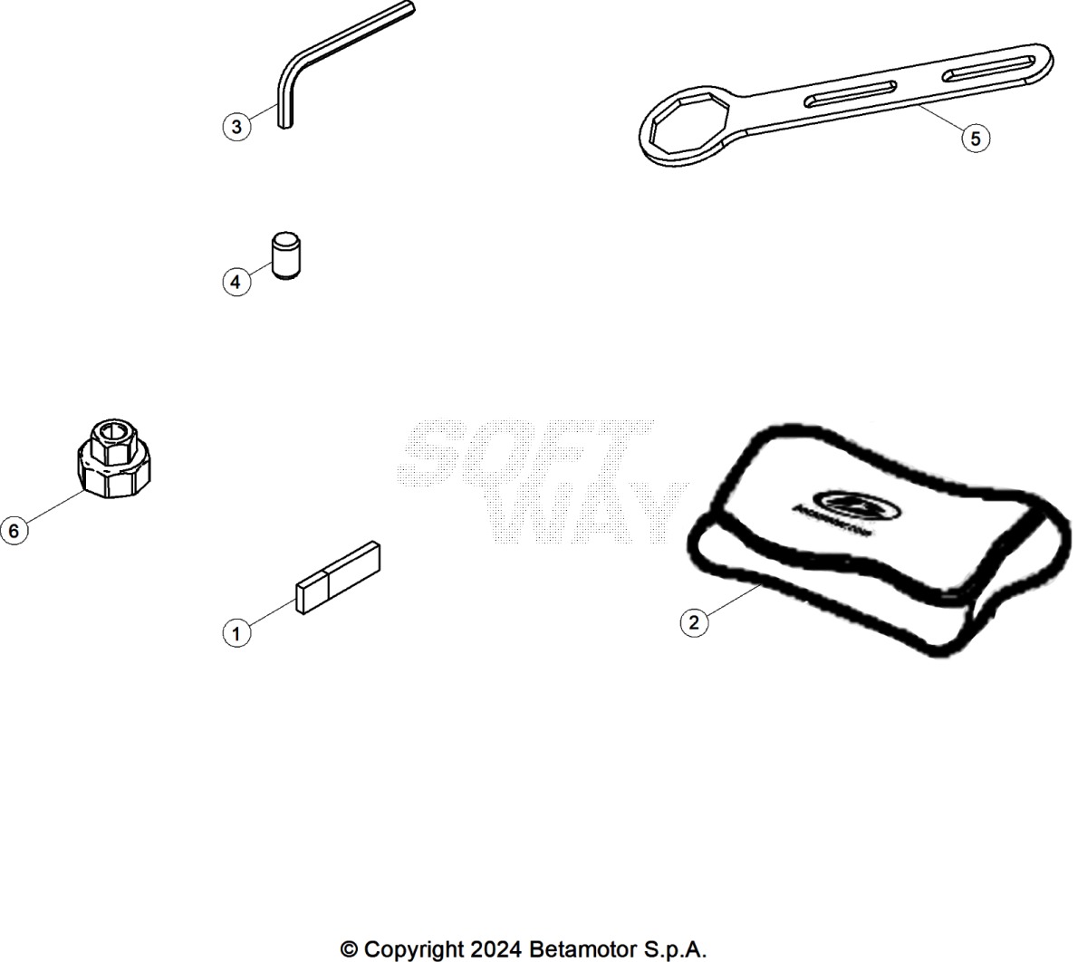 Spare parts for BETA 300  ENDURO RR 300 2T RACING 2024 - Outillage spécial